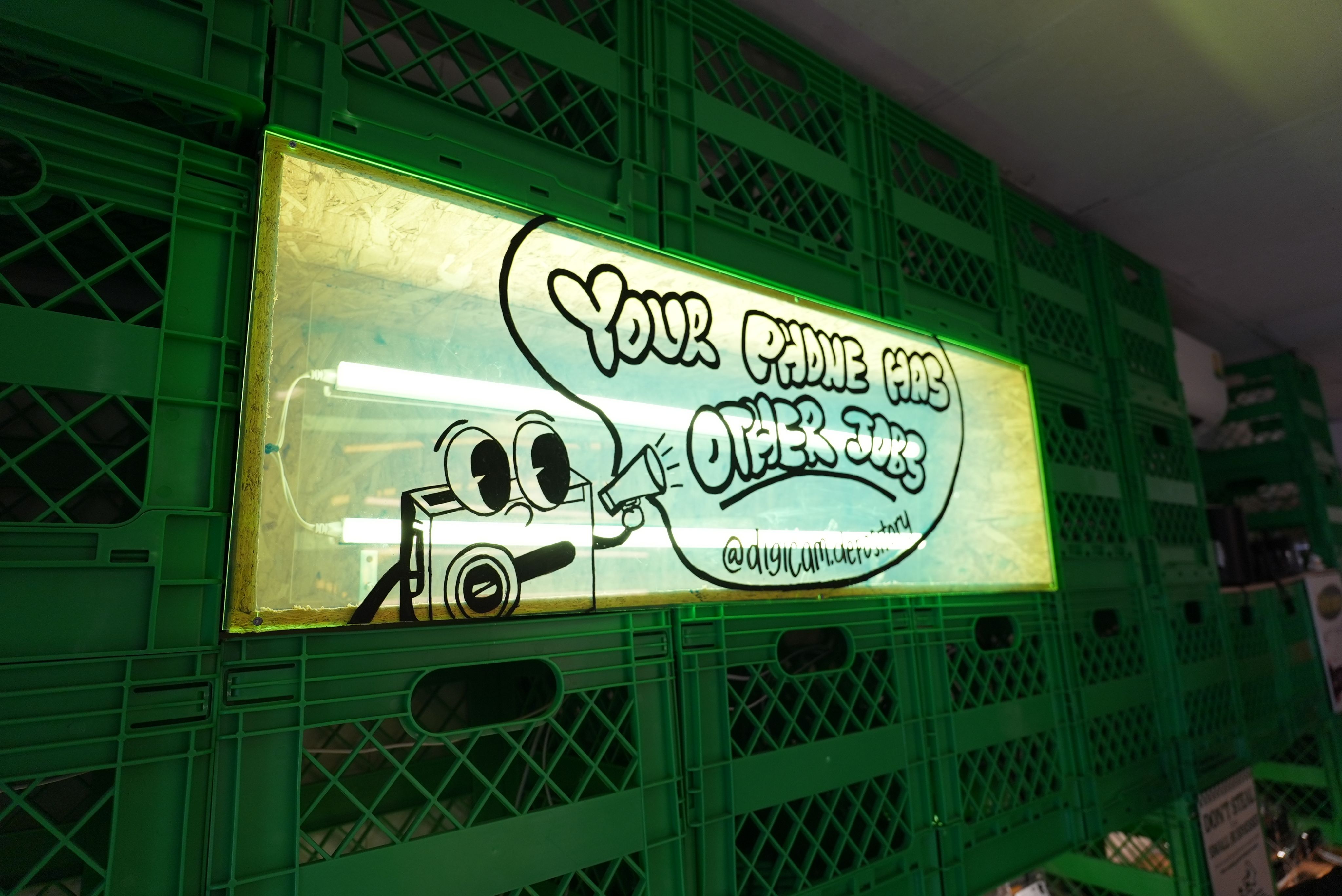 In a world filled with smart phones, The Digicam Depository recognises the beauty of digital cameras. Photo: Stella McGann.